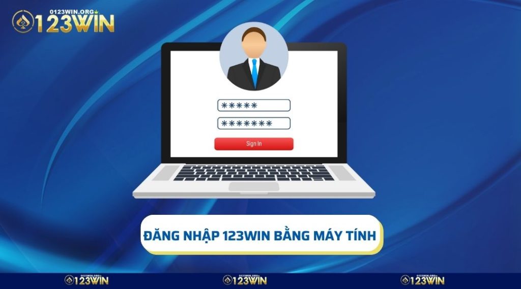 Đăng nhập tài khoản thành viên bằng máy tính