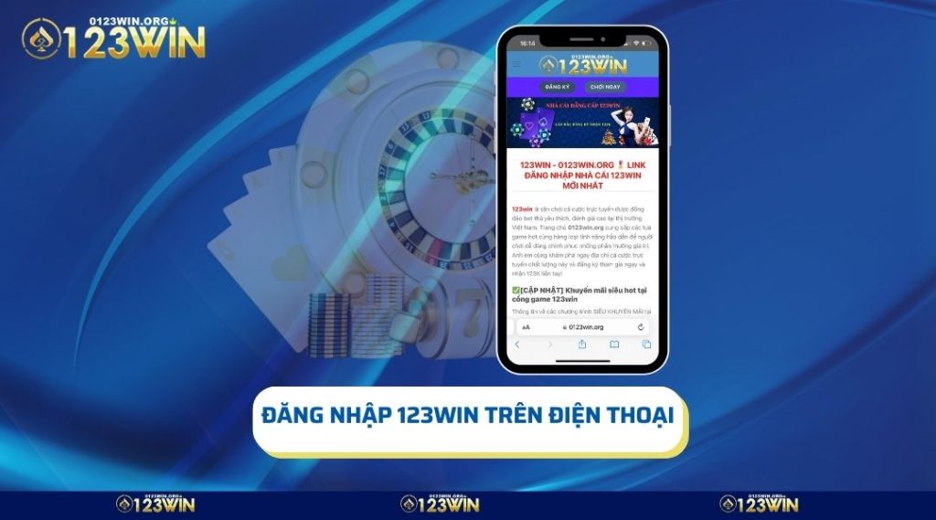 Hướng dẫn đăng nhập 123win trên thiết bị di động