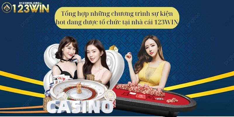 Tổng hợp những chương trình sự kiện hot đang được tổ chức tại nhà cái 123WIN