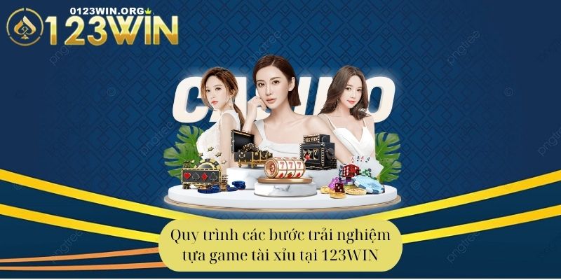 Quy trình các bước trải nghiệm tựa game tài xỉu tại 123WIN